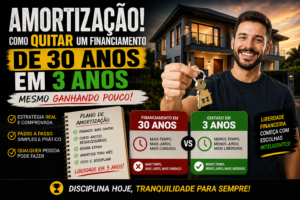 Amortização! Como Quitar um Financiamento de 30 Anos em 3 Anos