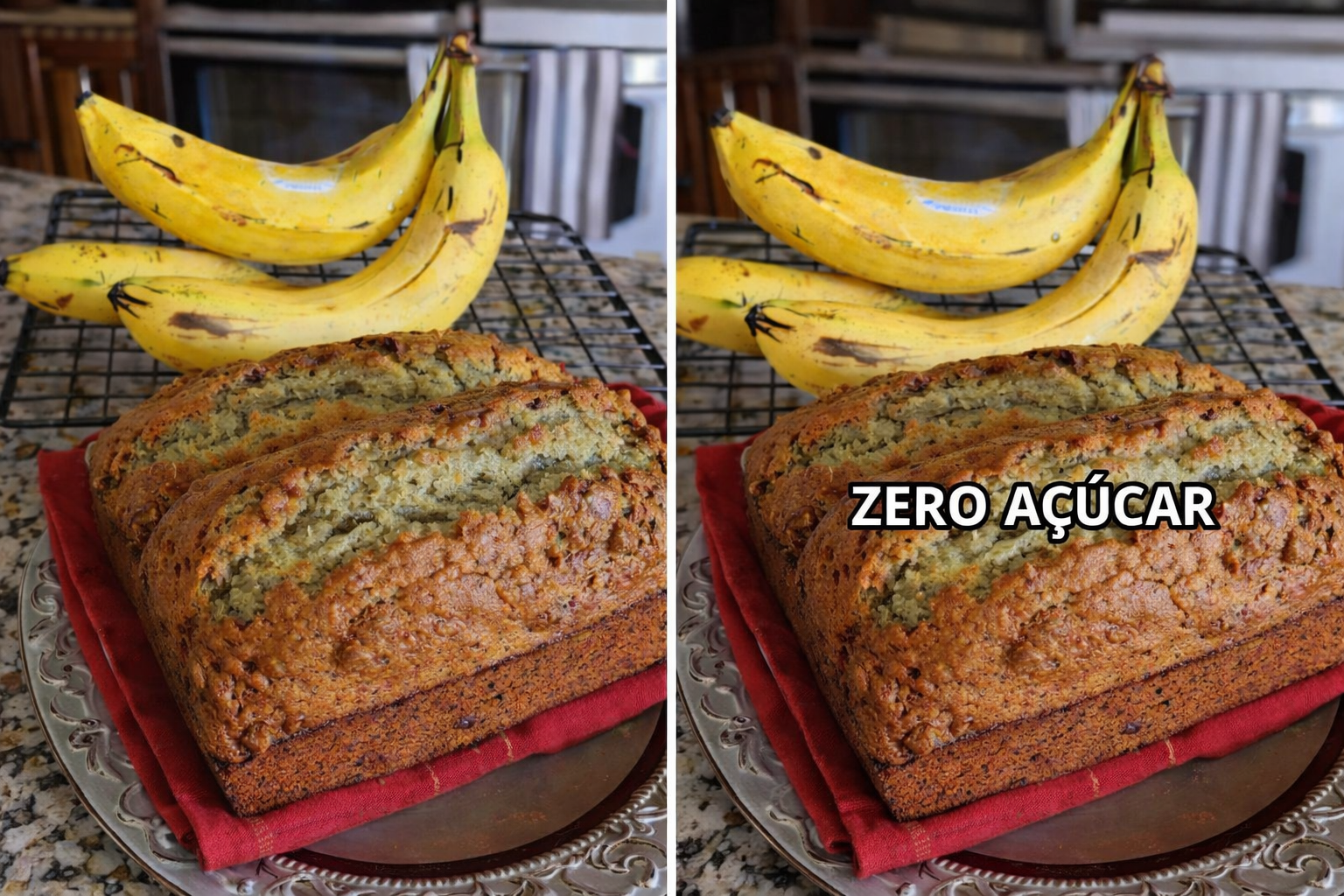 Bolo de Banana Sem Farinha e Sem Açúcar – Saudável, Delicioso e Sem Culpa!