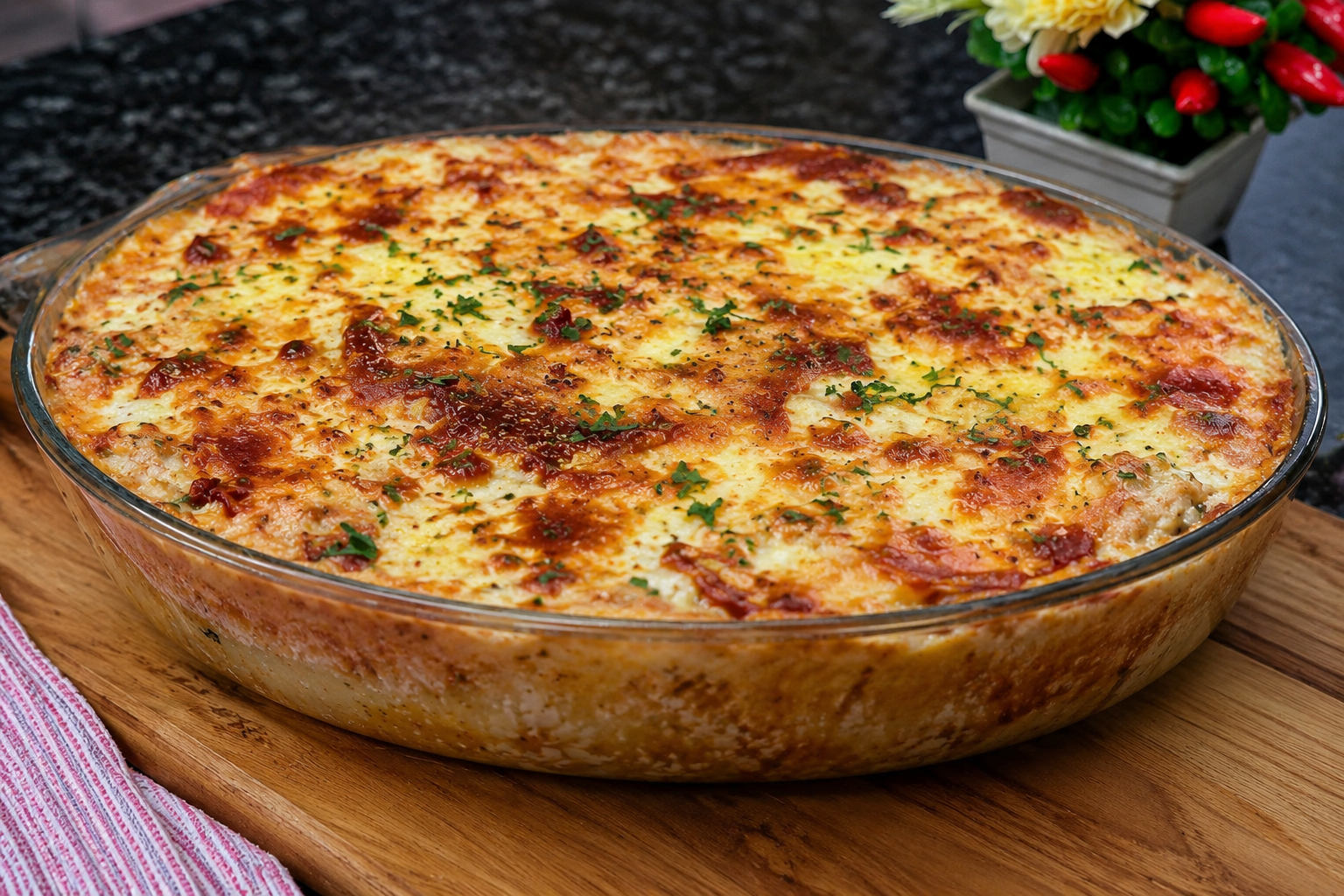 Mandioca no Forno com Queijo e Peito de Peru que É Pura Delícia Caipira!