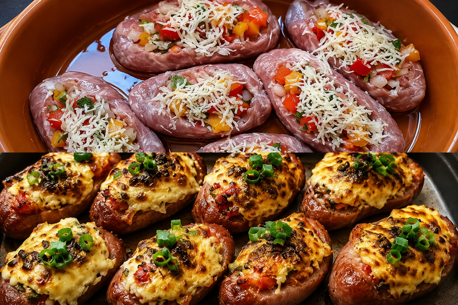 Linguiça toscana Recheada na Air Fryer,rápida e fácil de fazer!