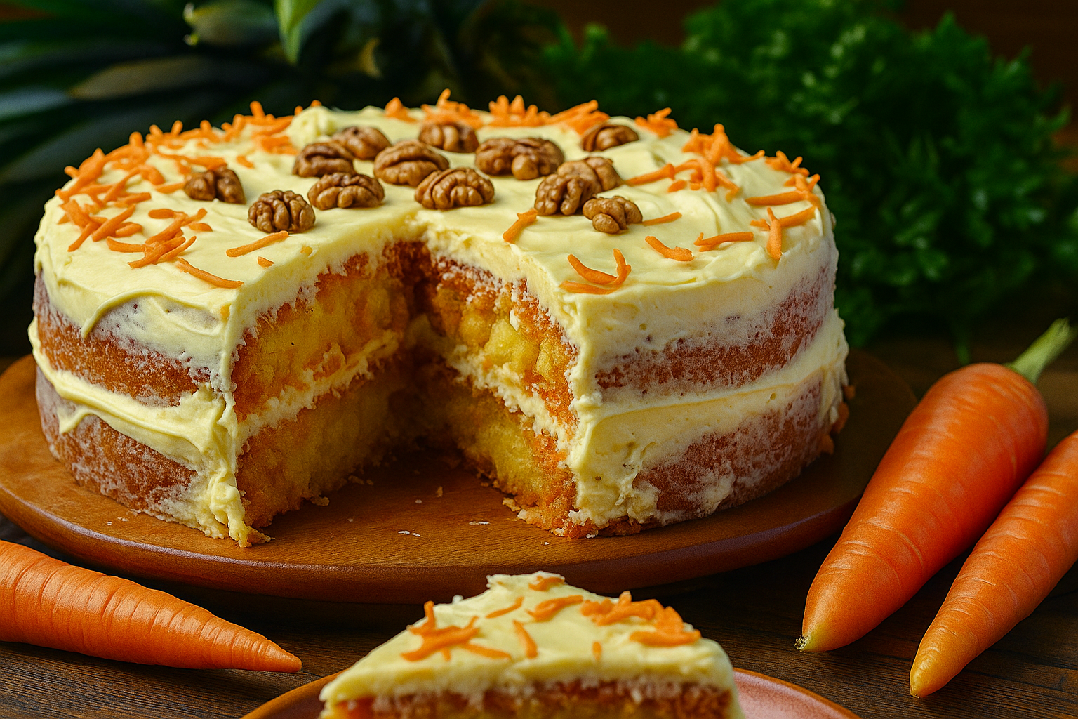 Bolo de Abacaxi, Cenoura e Nozes: Uma Receita Caseira e Saborosa!