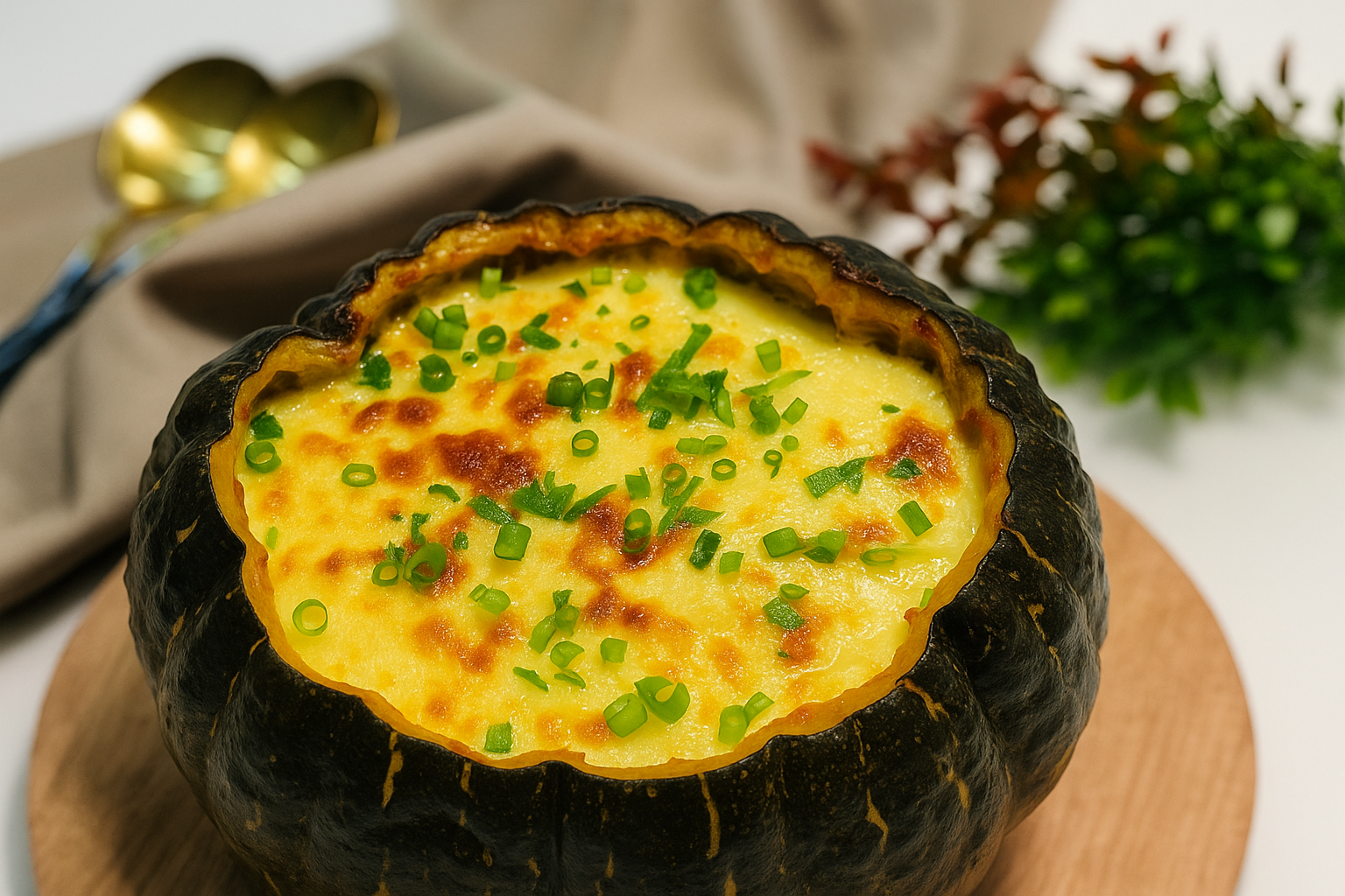 Abóbora Recheada com Frango Cremoso: Sabor Caseiro e Saudável