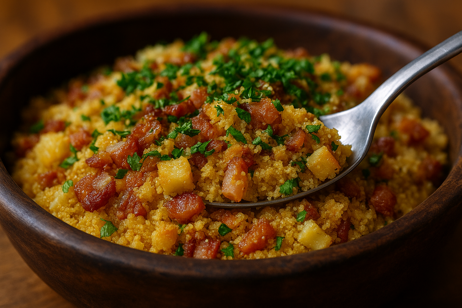 Surpreenda na Cozinha com a Farofa de Queijo Coalho: Uma Explosão de Sabor para Suas Refeições!