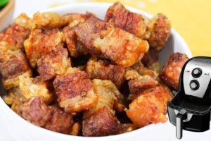 torresmo na Airfryer, sequinho e crocante,segredo revelado!