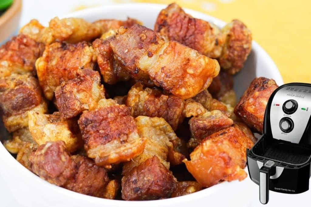 torresmo na Airfryer, sequinho e crocante,segredo revelado!
