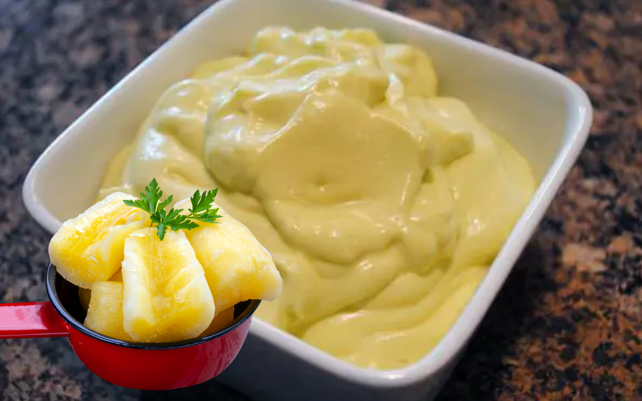 Essa Maionese de Mandioca é Tão Cremosa que Desaparece da Travessa em Segundos – você nunca viu uma receita assim!