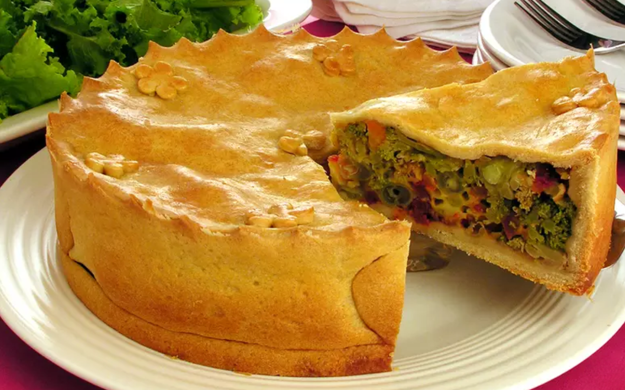 Esse Empadão Vegetariano de natal Fica Tão Saboroso Que Até Quem Ama Carne Pede Bis – ceia de sucesso!