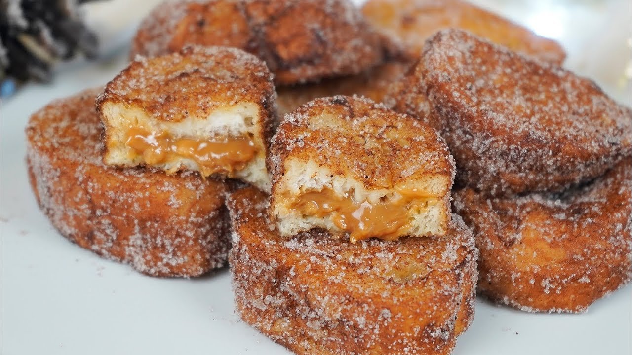 Essa Rabanada Recheada com Doce de Leite Cremosa e sequinha Vai Sumir Rapidinho da Mesa de Natal!