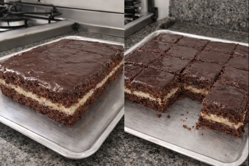Bolo de Prestígio Gelado Tão Cremoso Que Derrete na Boca — Faço e Ninguém Consegue Comer Um Pedaço Só!
