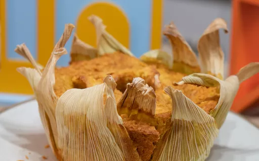 Esse Bolo de Macaxeira com Queijo Coalho e Churros delicioso