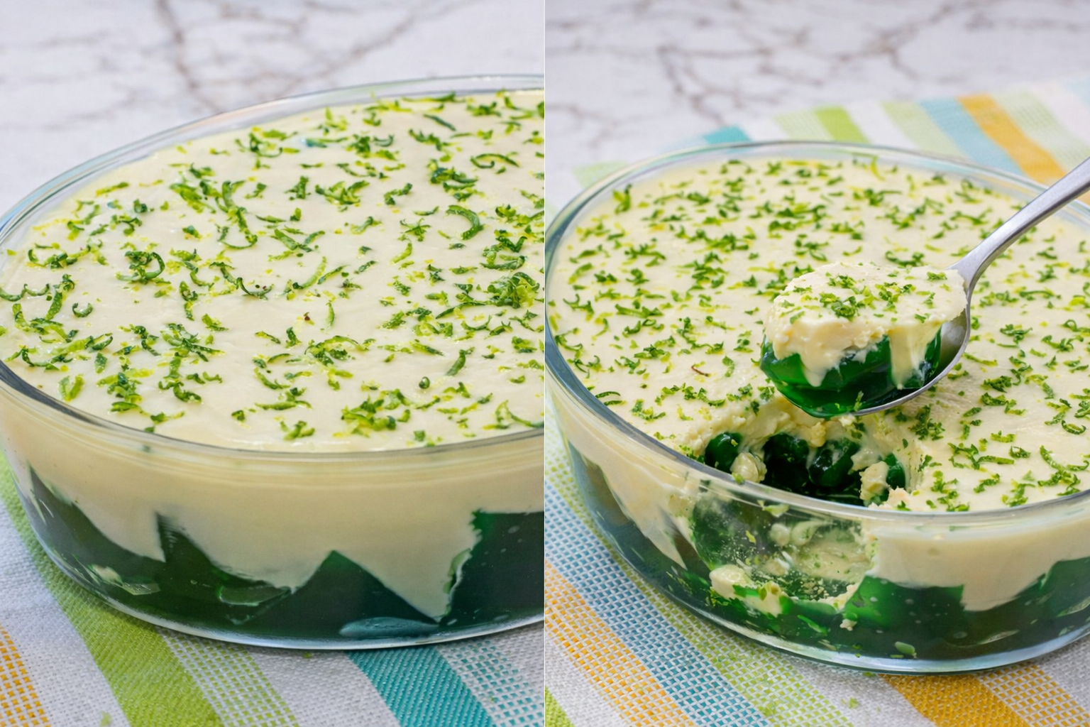 Que Delícia Essa Gelatina com Mousse de Limão – Quando Faço Aqui em Casa não sobra nadinha rs!