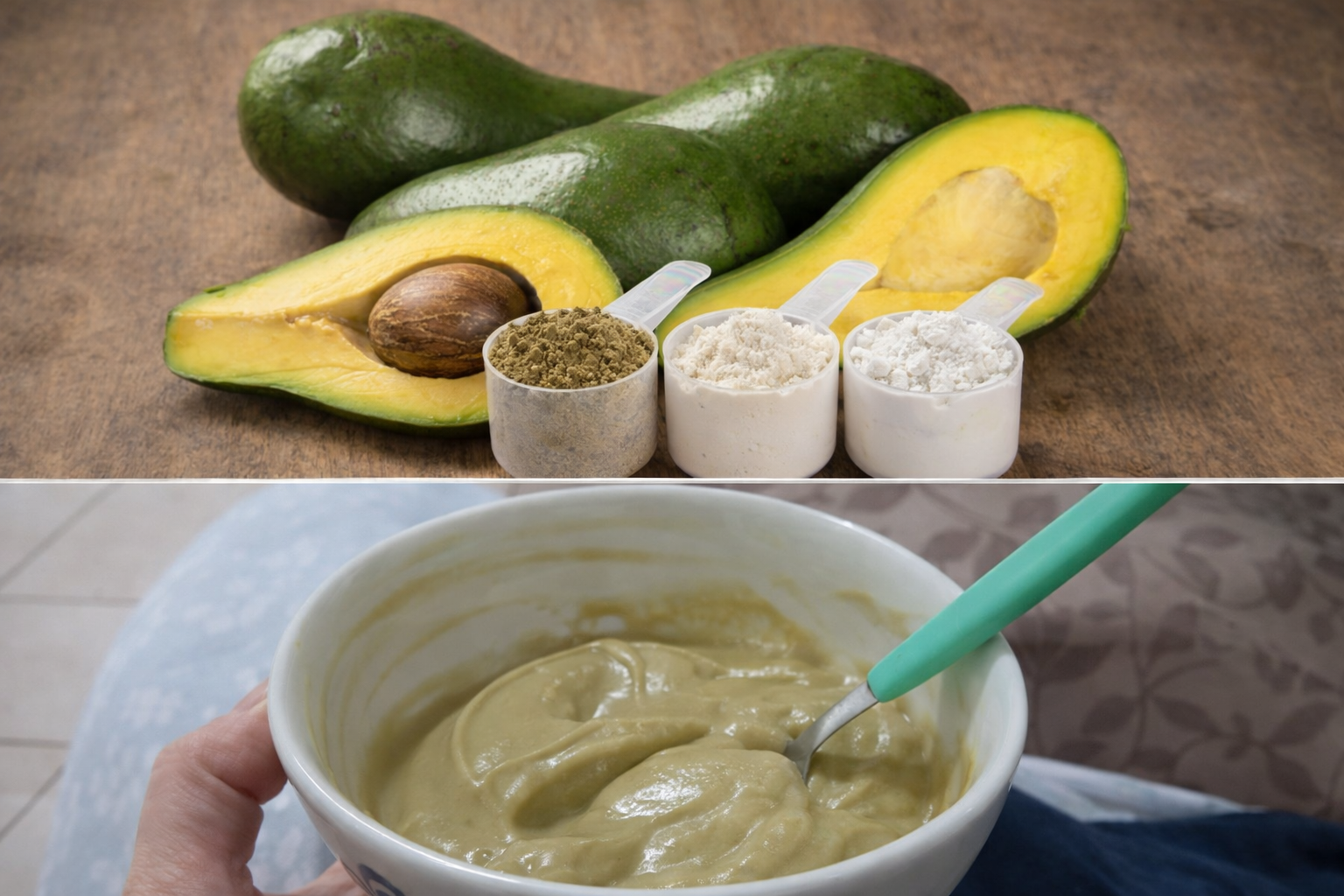 Creme de Abacate com Whey Proteico Tão Cremoso e Refrescante que Parece Sobremesa de Restaurante – Doce Saudável que Mata a Vontade de Docinho!