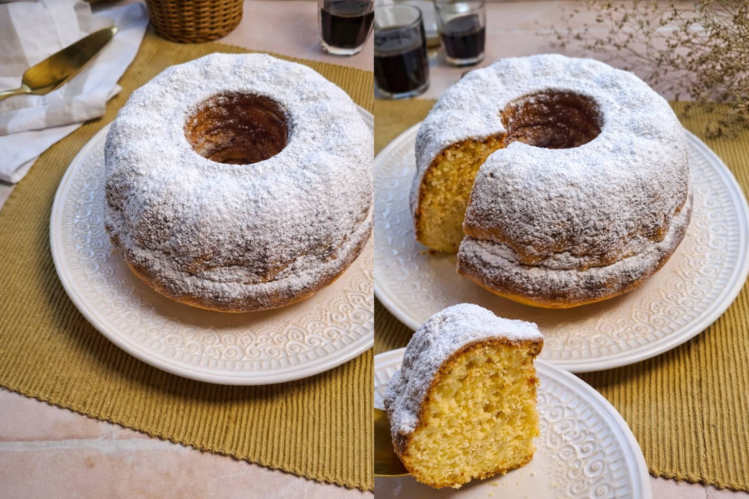 olha que delicioso Bolo de Fubá com Laranja,barato e fácil de fazer!