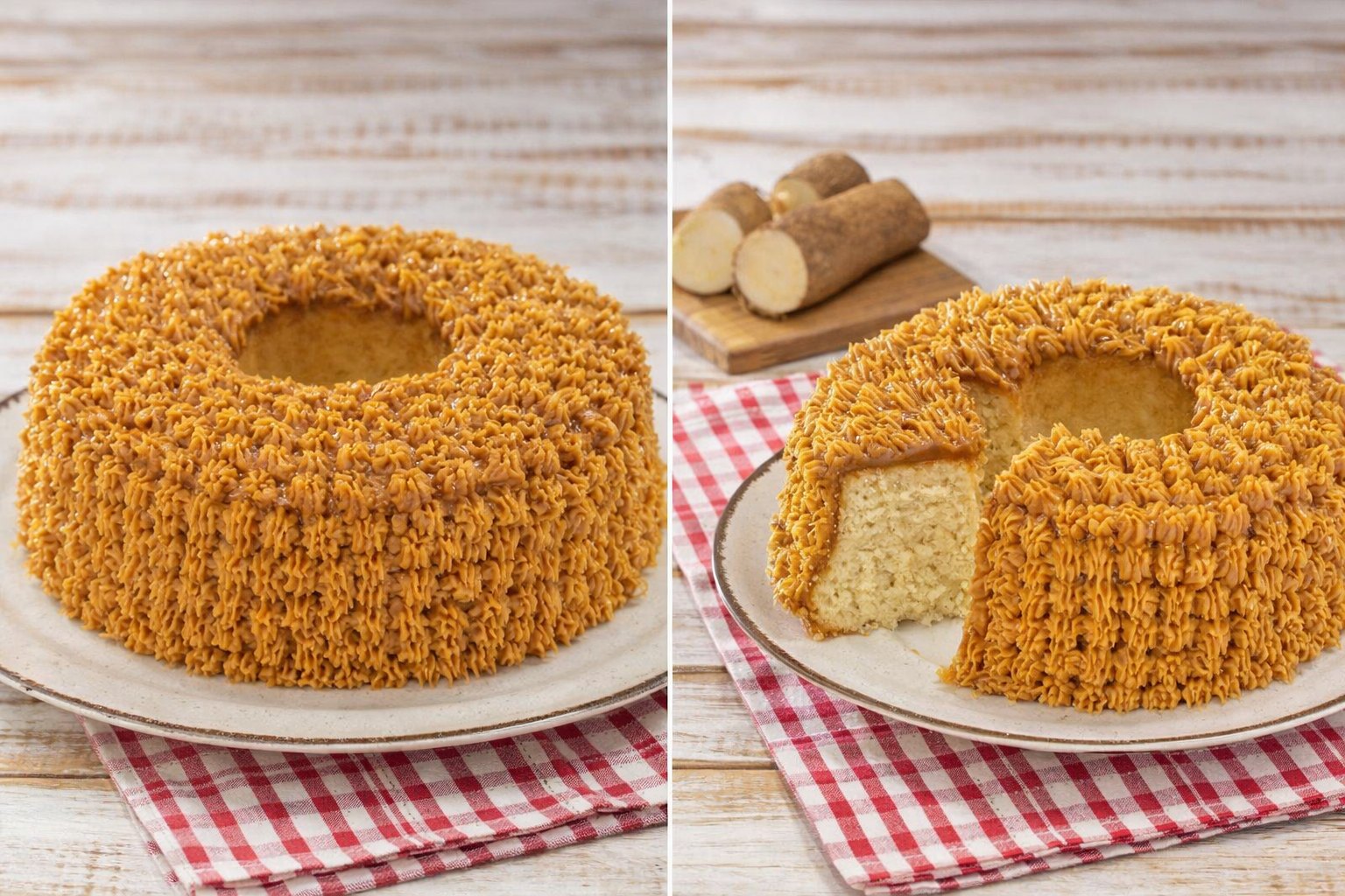 Esse Bolo de Macaxeira com Queijo Coalho e Churros Fica Tão Diferente e Irresistível que Todo Mundo Pede a Receita!