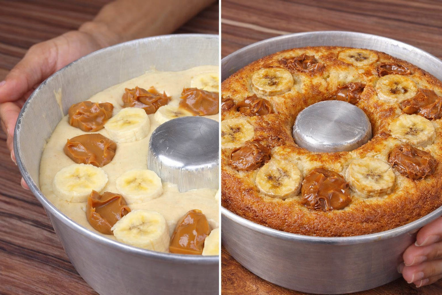 Esse Bolo de Banana com Doce de Leite Fica Tão delicioso e Cremoso que É Impossível Comer Só Uma Fatia!