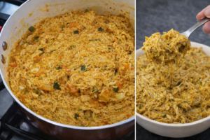 Frango Desfiado Cremoso Proteico Tão Gostoso e Suculento que Vai Sumir da Marmita em Minutos – Perfeito pra Dieta e Pra Toda Família!