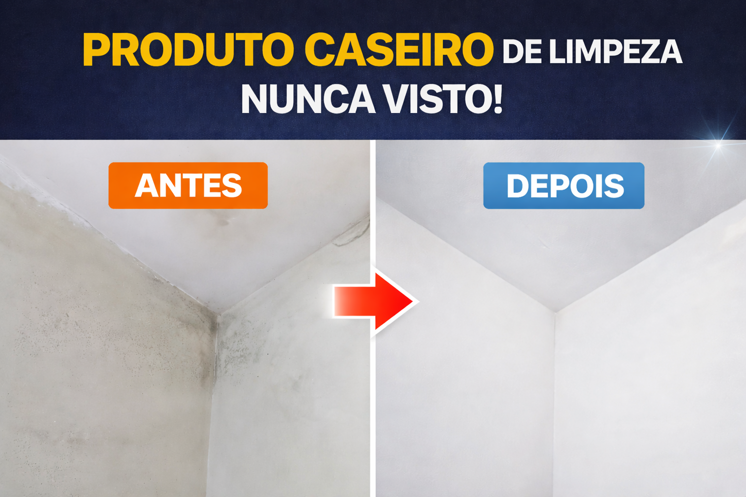 Produto Caseiro de Limpeza nunca visto! É Tão Poderoso Que Esse Antes e Depois Surpreendeu Todo Mundo!