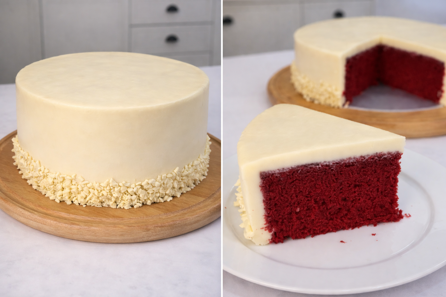 Esse Bolo Red Velvet Fica Tão Elegante Que Todo Mundo Acha Que Comprei em Confeitaria Fina – Quando Faço, É Sucesso na Hora!