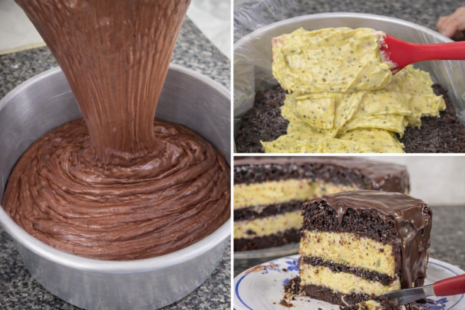 Bolo de Chocolate com Mousse de Maracujá que Derrete na Boca e Faz Todo Mundo Pedir Bis