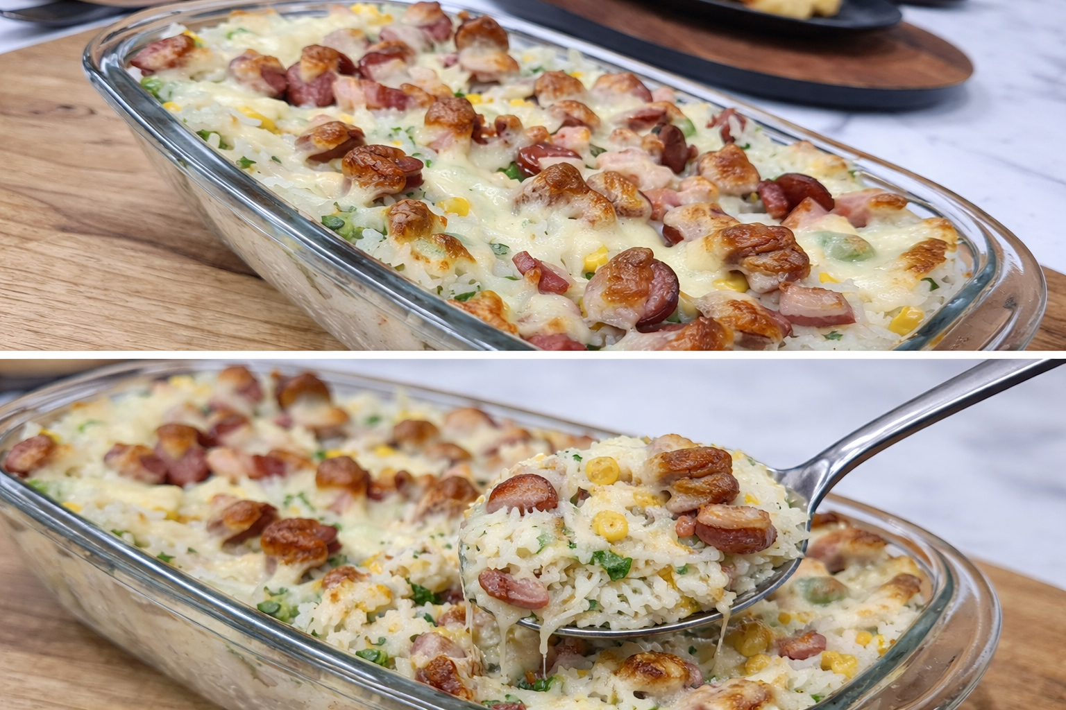 Arroz de Forno com Legumes e Carnes a Família Toda Aprova!