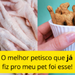 Petisco Caseiro de Pé de frango Natural, saudável e irresistível