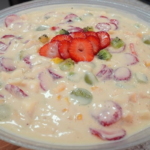 Salada de Frutas com Creme irresistível