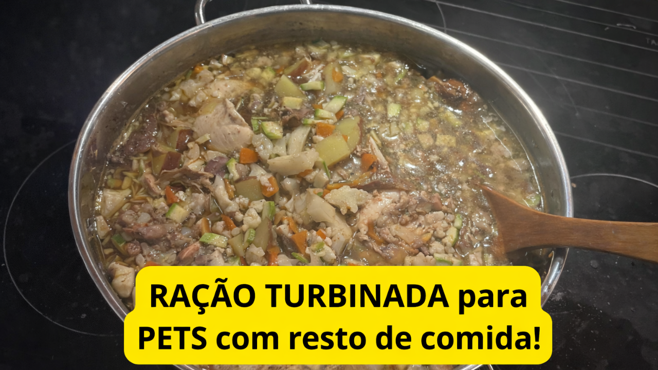 Ração Turbinada para Pets com Resto de Comida que Você Nunca Mais Vai Jogar Sobras Fora
