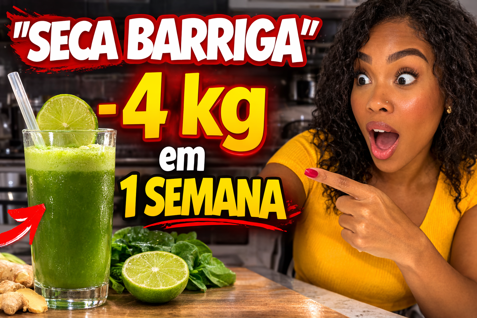 Suco Detox Caseiro Tão Poderoso Que Seca Até 4 Kg em Uma Semana – Faço Todo Dia e Meu Corpo Desincha Rapidinho, Sem Passar Fome!