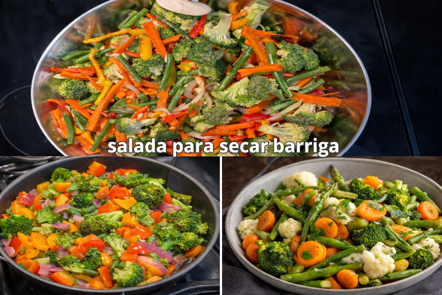 Chega de sofrer com dieta! faça essa salada e veja sua barriga diminuir dia após dia!