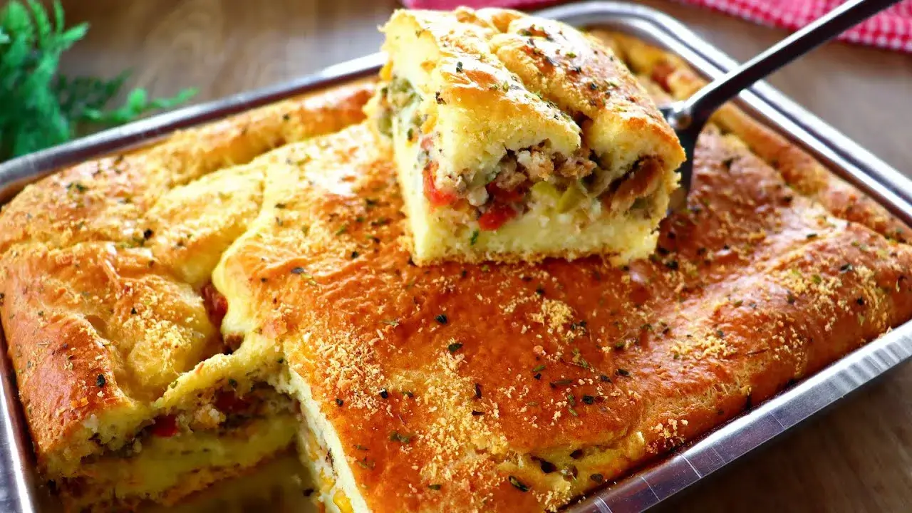 Torta de Sardinha Caseira BARATA E FÁCIL DE FAZER!