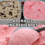 sorvete caseiro com 3 ingredientes que a família ama