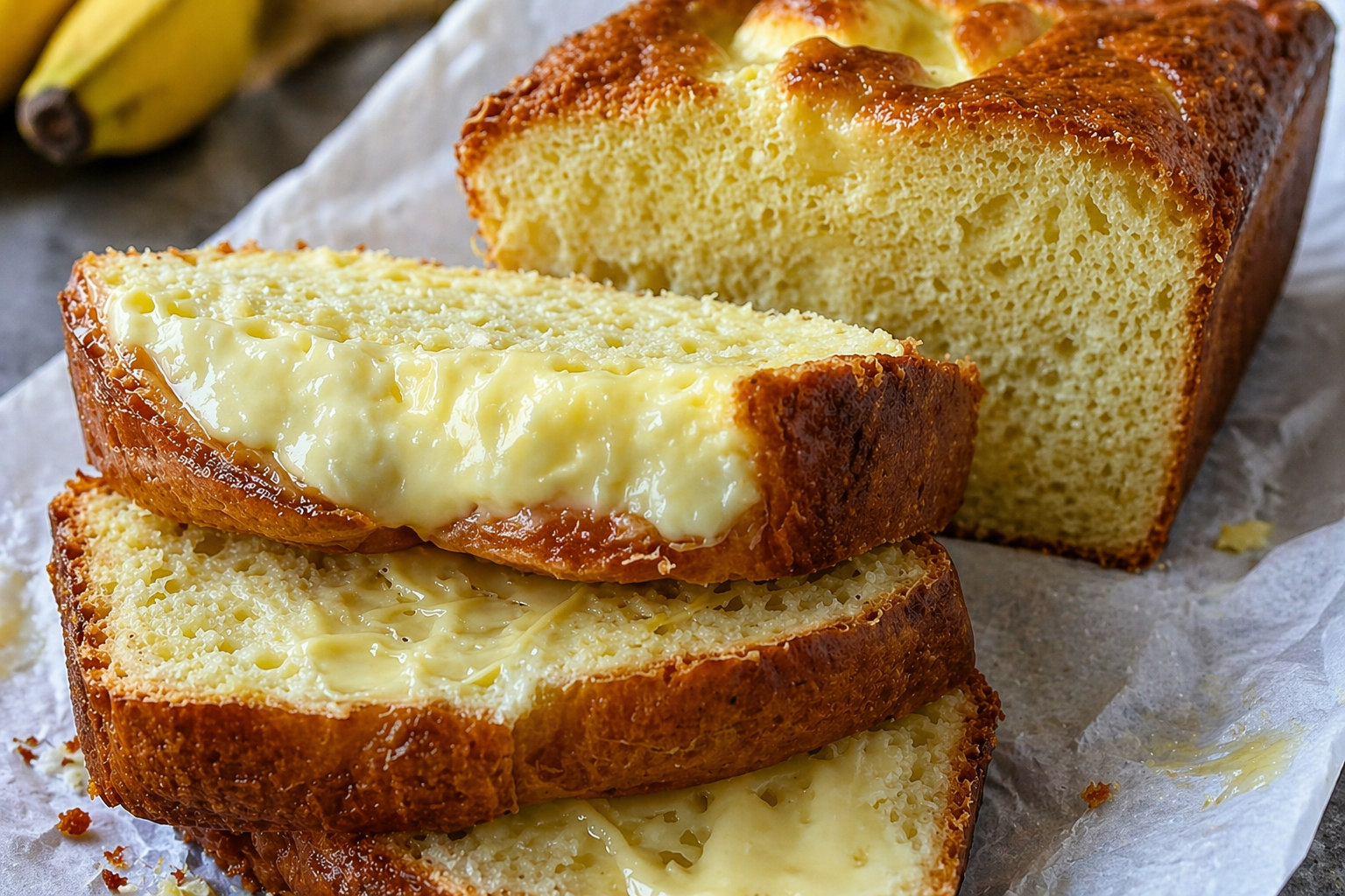bolo de banana sem farinha rápido e fácil de fazer