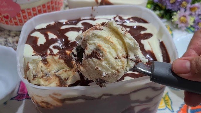 Sorvete Caseiro de Leite Ninho e Chocolate vai ser só elogios!