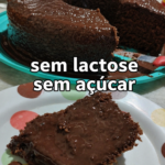 bolo chocolatudo sem lactose e sem açucar que vai conquistar a casa