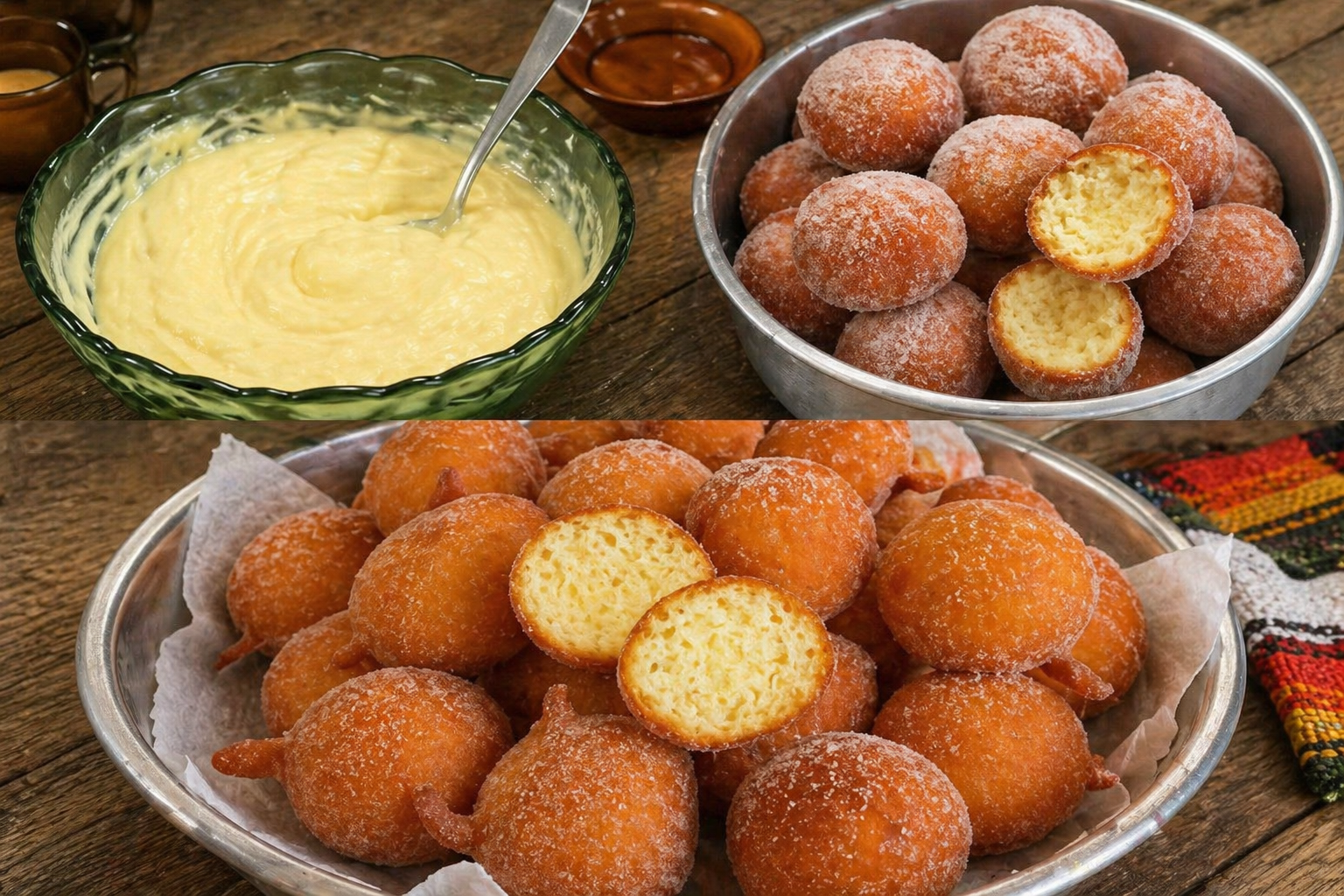 Bolinho de Chuva da Vovó: Crocante por Fora, Macio por Dentro!