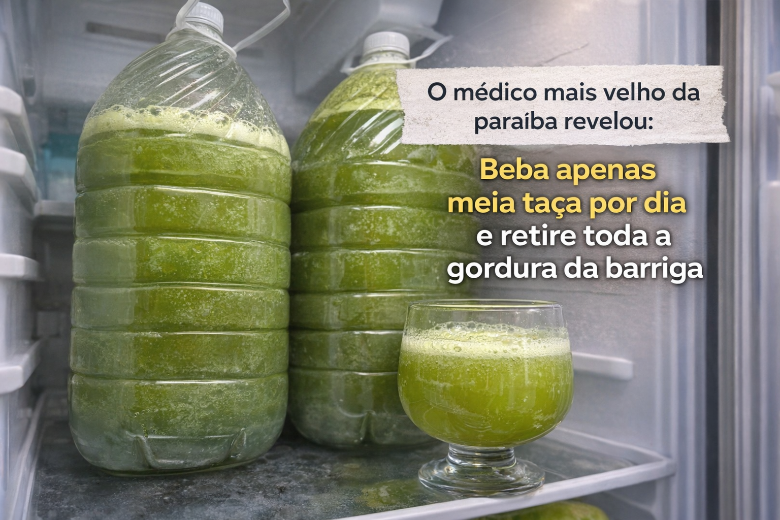 Meia taça por Dia Dessa Erva da Paraíba Está Fazendo a Gordura da Barriga Desaparecer!