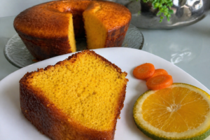 bolo de cenoura com laranja muito fácil de fazer