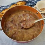 Caldo de aipim com Carne Seca delicioso e irresistível!