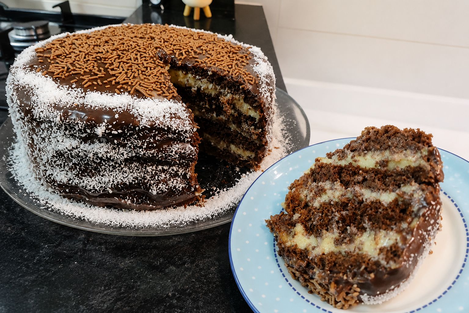 Bolo das Amigas Sem Açúcar: Tão Cremoso e Fofinho que Todas Pedem a Receita na Hora!