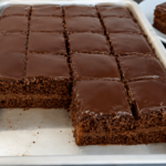 Bolo de Chocolate Recheado com Doce de Leite recheiudo!