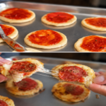 Essas Mini Pizzas com Massa de 2 Ingredientes vão te surpreender!