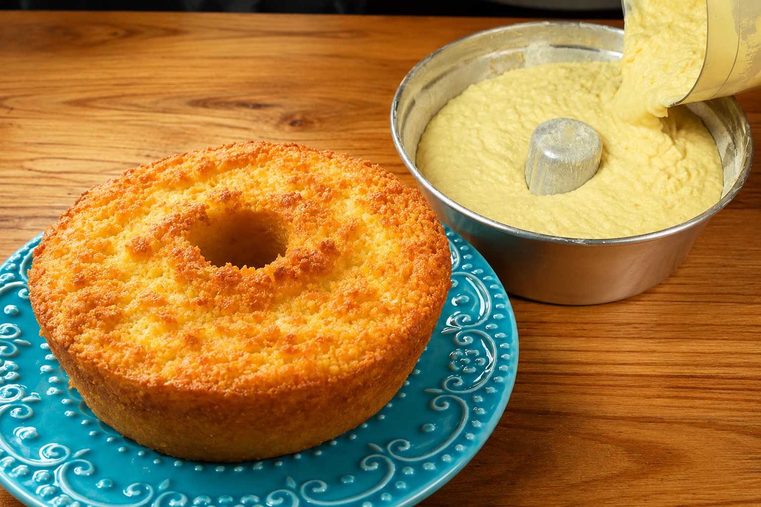 Bolo de Milho Fofinho, simples e fácil de fazer!